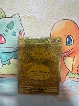 Carta Pokémon Mega Gardevoir EX Dorada