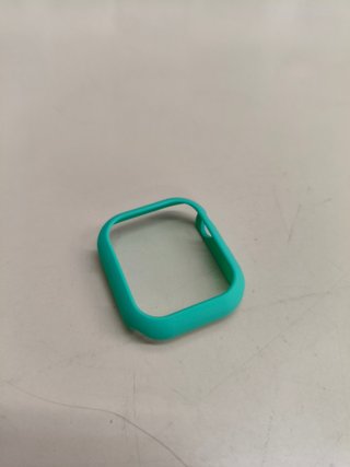 Funda Anybase Apple Watch 41 mm Series 8/9/SE 2 carcasa rígida ultrafina verde transparente