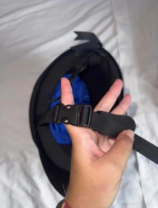 Casco de equitación negro talla 58