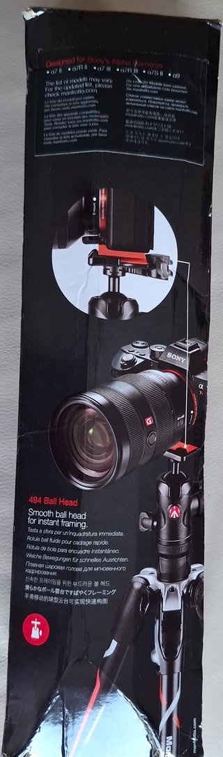 Trípode Manfrotto Befree Advance Alpha Sony