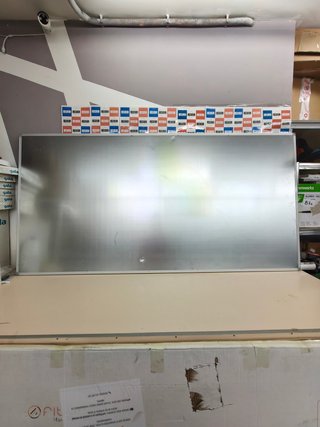 Pizarra blanca magnética OFITURIA 200x100 cm con marco de aluminio lacado