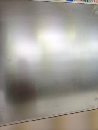 Pizarra blanca magnética OFITURIA 200x100 cm con marco de aluminio lacado
