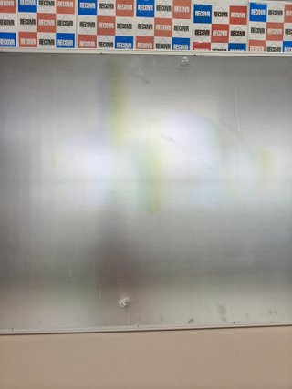 Pizarra blanca magnética OFITURIA 200x100 cm con marco de aluminio lacado