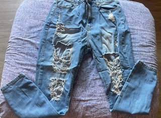 Pantalón vaquero Shein desgastado hombre