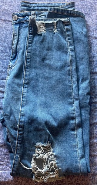 Pantalón vaquero Shein desgastado hombre