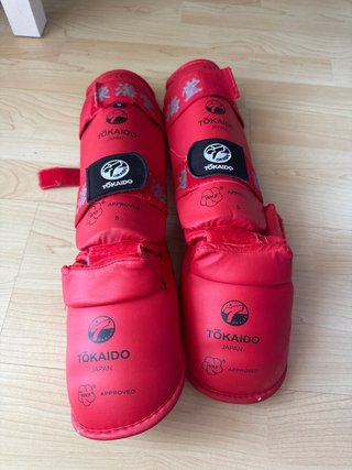 Espinilleras Karate Tokaido Niño Talla S