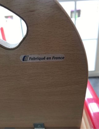 Trona de madera para bebé