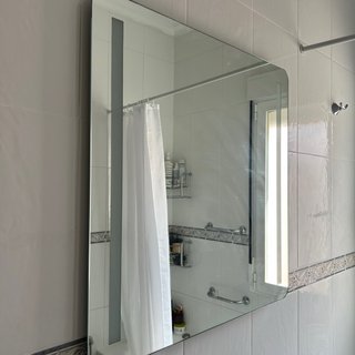 Espejo Baño LED Táctil 80x80cm
