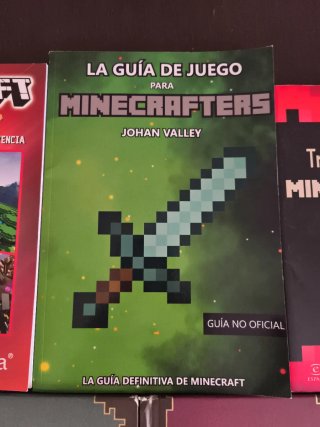 Lote 7 Libros Minecraft (Construcción, Combate, Re