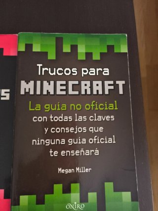 Lote 7 Libros Minecraft (Construcción, Combate, Re