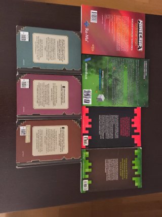 Lote 7 Libros Minecraft (Construcción, Combate, Re