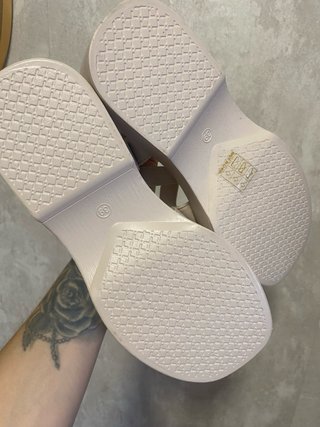 Sandalias plataforma beige talla 39