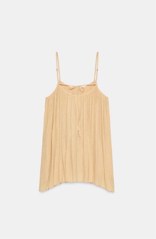 Vestido Zara mini voluminoso texturizado