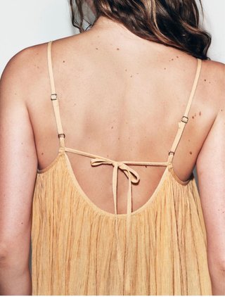 Vestido Zara mini voluminoso texturizado