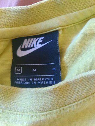 Camiseta Nike Amarilla Talla M