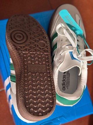 Adidas Samba Blancas y Verdes