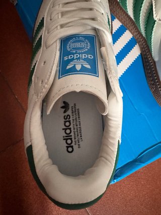 Adidas Samba Blancas y Verdes