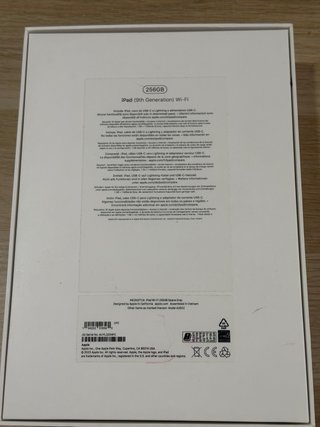 iPad 9ª Gen 256GB
