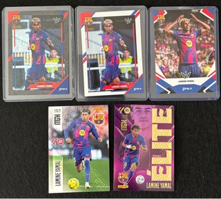 Lote Lamine Yamal Tarjetas Fútbol