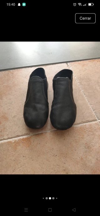 Zapatillas Jazz Talla 37 Negras