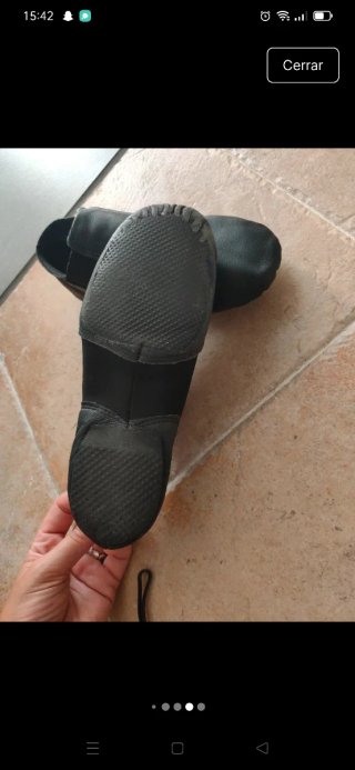 Zapatillas Jazz Talla 37 Negras