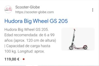 Patinete Scooter 205 Rosa