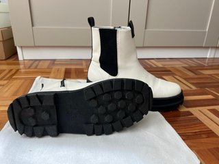 Botines Zara Blanco/Negro Talla 36
