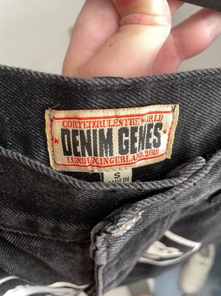 Pantalón Corto Vaquero Corteiz Negro