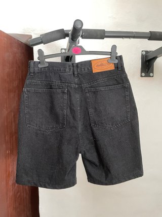 Pantalón Corto Vaquero Corteiz Negro