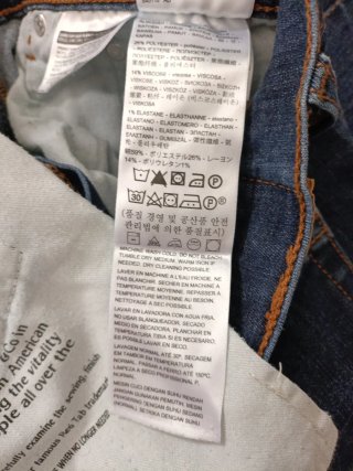 Pantalón Levis 513 W32 L30