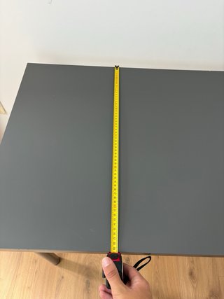 Mesa de estudio gris IKEA
