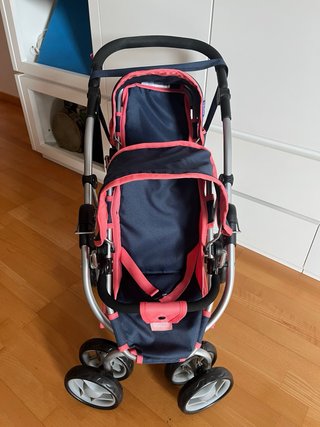 Carrito gemelar de juguete