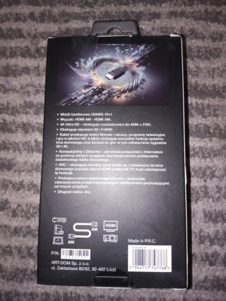 Cable HDMI GOLDENLINE 4K 2m