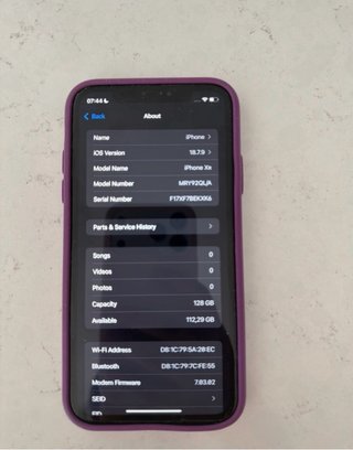 iPhone XR 128 gb