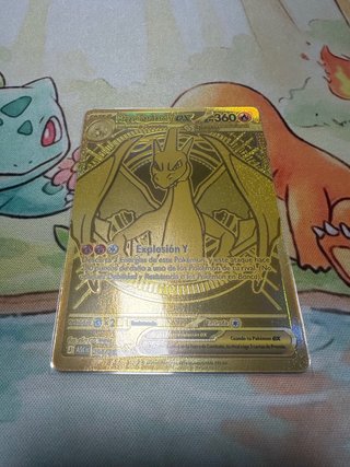 Carta Pokémon Mega Charizard Y EX Dorada