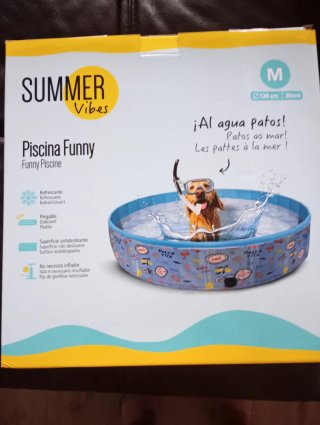 Piscina Verano para Mascotas talla M 120 cms