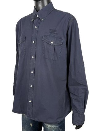 Napapijri Camicia Uomo Taglia XXL Cotone Blu