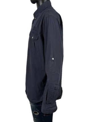 Napapijri Camicia Uomo Taglia XXL Cotone Blu