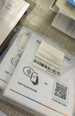 Tarjetas NFC Google Reviews 10 UNIDADES