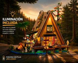 BLOQUES DE CONSTRUCCIÓN – CABAÑA DEL BOSQUE