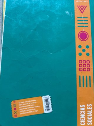 Libro ciencias sociales de 5 EP. Edelvives.