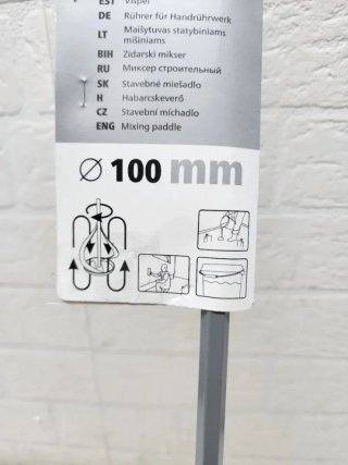 Agitador de construcción