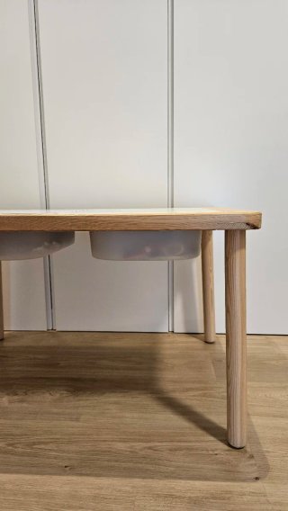 Mesa infantil IKEA FLISAT +2 almacenaje TR