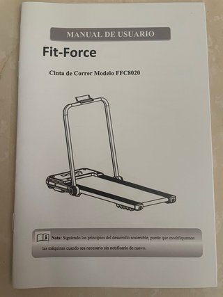 Cinta de correr Fit-Force 2000W
