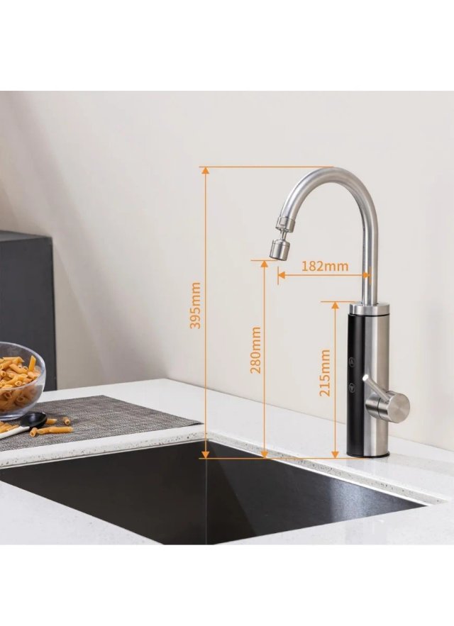 Rubinetto Elettrico HOMELODY LED 230V