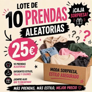 Lote 10 Prendas Aleatorias Sorpresa