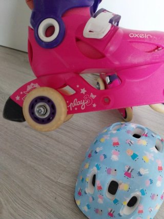 Patines y Casco Infantil 28