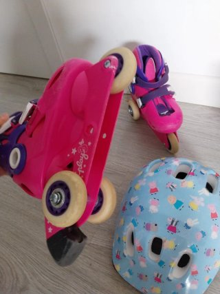 Patines y Casco Infantil 28
