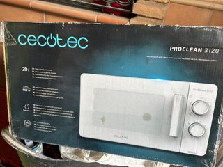 Microondas Cecotec Proclean 3120 Grill 20L