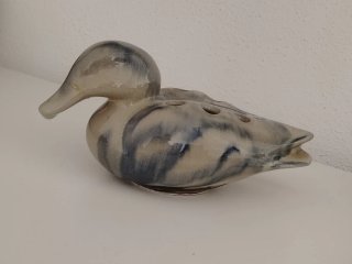 Vaso anatra Pique-Fleurs ceramica vintage
